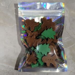 Handcrafted Cozy Christmas Mini Soy Wax Melt Leaves
